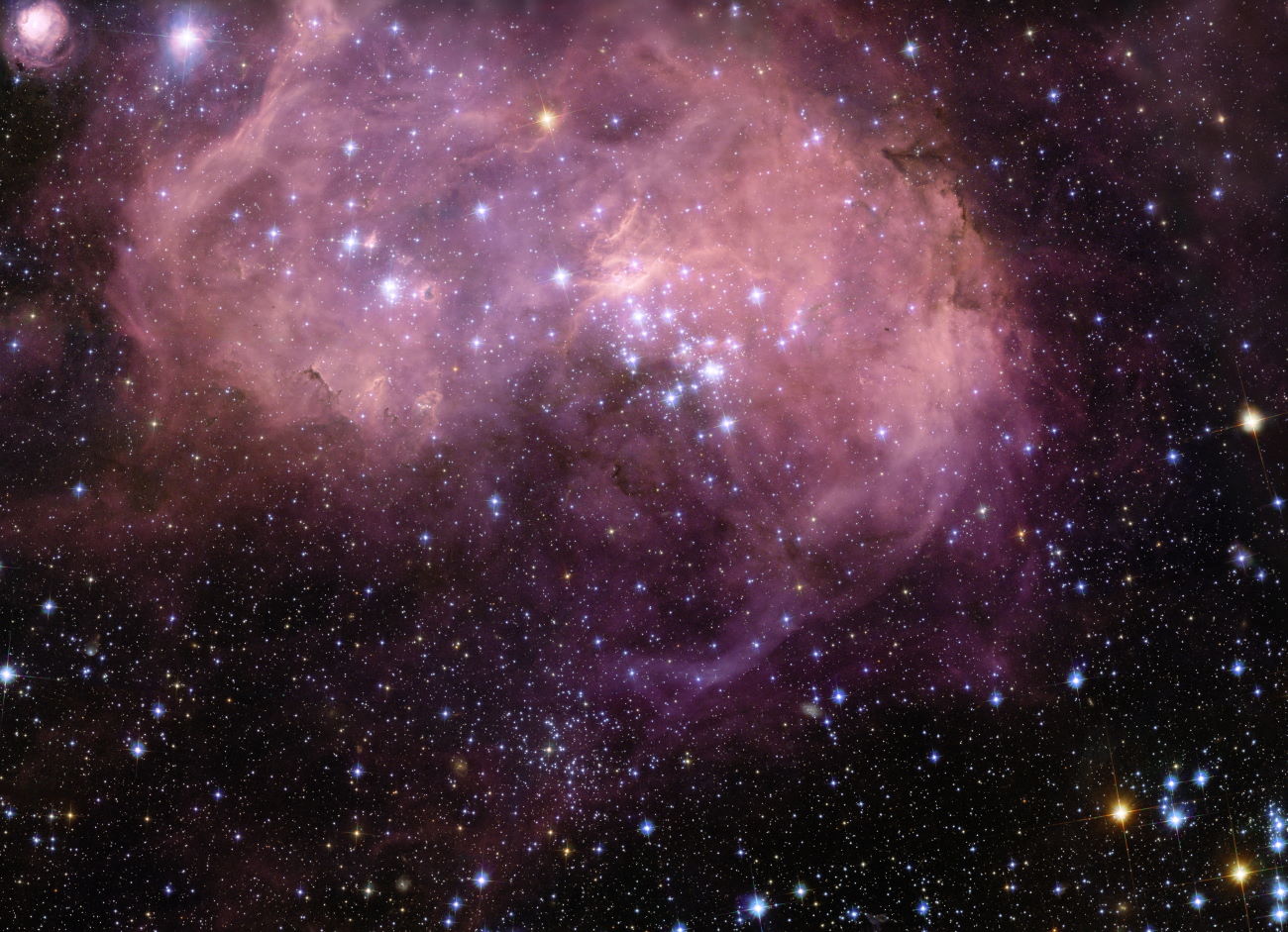 Hubble image of a neighboring galaxy