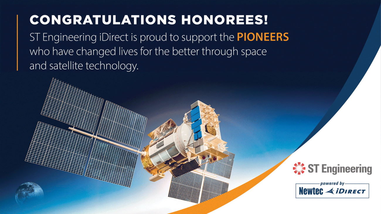 Congratulations from ST Engineering iDirect to the 2021 Space and Satellite Hall of Fame inductees!